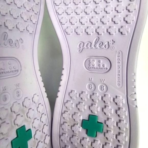 GALES Frontline Nurse Shoes Unisex Lightweight Comfort Slip On Purple Women Sz 8 - Picture 16 of 16